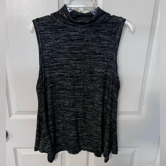 Apt. 9 women's sleeveless gray super soft turtleneck - Picture 2 of 5